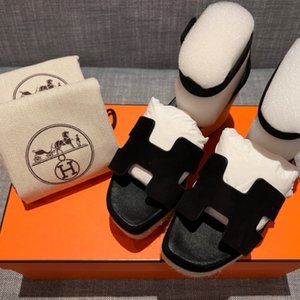 NEW Hermes Elda Espadrille in Black 36